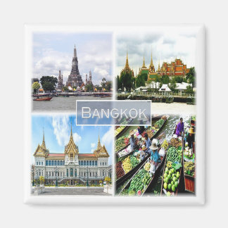 zTH009 collage of BANGKOK, Thailand, Asia, Fridge Magnet