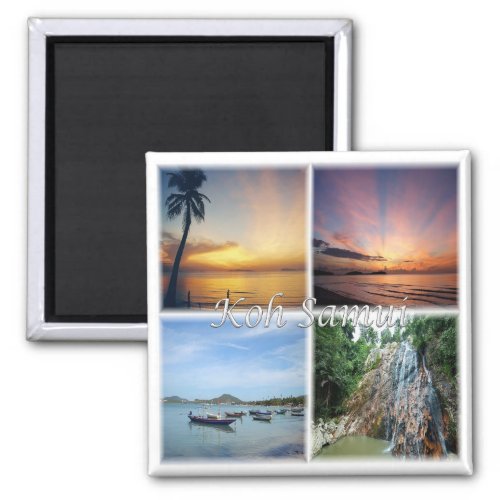 zTH010 KOH SAMUI Thailand Asia Fridge Magnet