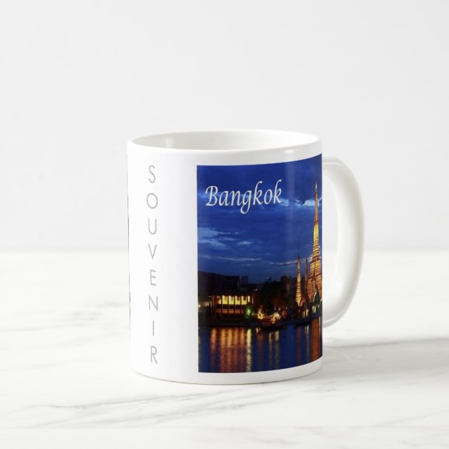 zTH016 BANGKOK by nigth, Thailand , Asia, Coffee Mug (Front Right)