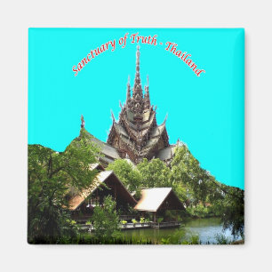 zTH022 PATTAYA Sanctuary of Truth Thailand, Fridge Magnet