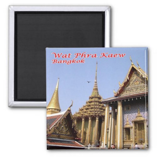 zTH032 WAT PHRA KAEW Thailand Fridge Magnet