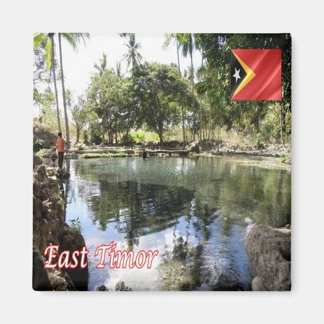 zTL005 panorama of EAST TIMOR, Asia, Fridge Magnet (Front)