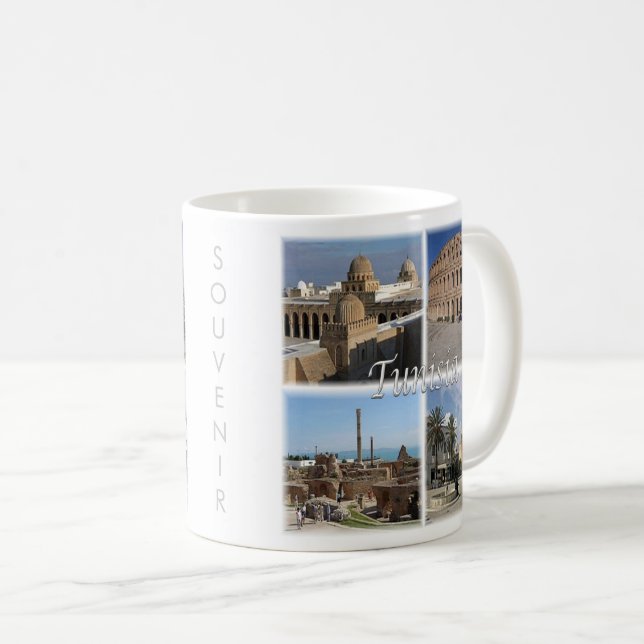 zTN018 TUNISIA, Mosaic, Africa, Coffee Mug (Front Right)