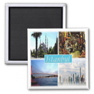 zTR006 ISTANBUL, Turkey, Europe, Fridge Magnet