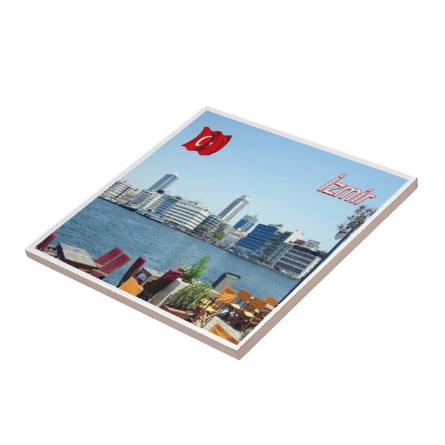 zTR007 SMYRNA, Turkey, Europe, Ceramic Tile (Side)