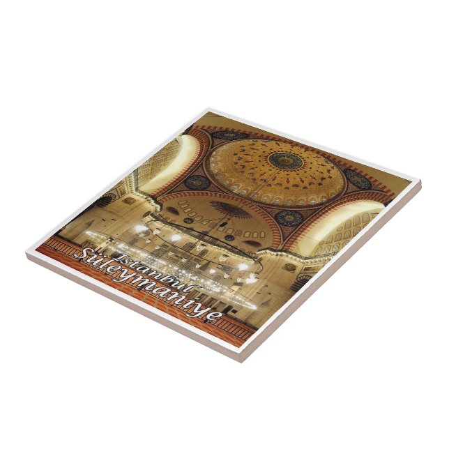 zTR017 BASILICA SULEIMAN, Istanbul, Turkey, Ceramic Tile (Side)