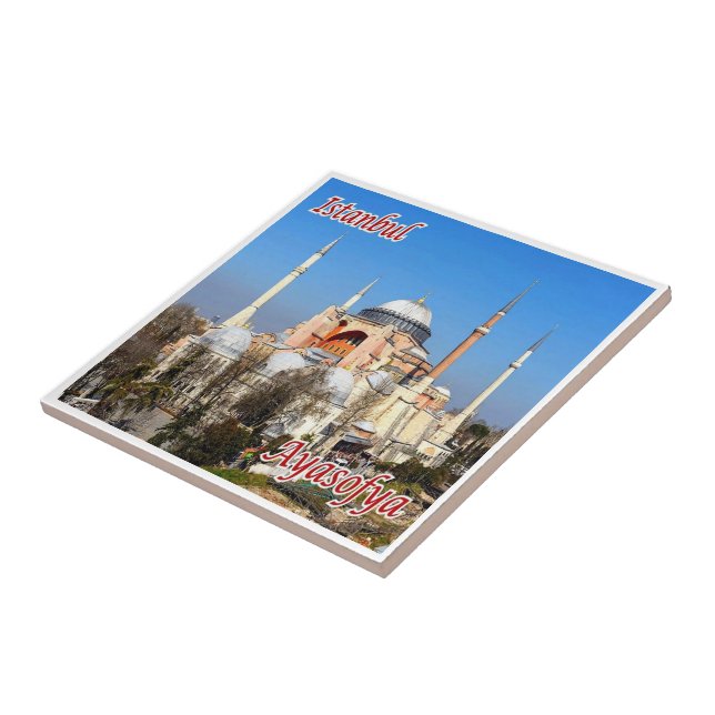 zTR018 BASILICA SAINT SOPHIA, Istanbul, Turkey Ceramic Tile (Side)
