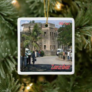 zTZ009 ZANZIBAR, Old Fort,Tanzania, Africa, Fridge Ceramic Ornament