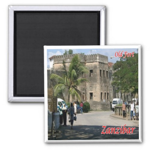 zTZ009 ZANZIBAR Old FortTanzania Africa Fridge Magnet