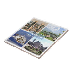 zTZ016 TANZANIA, Mosaic, Africa, Ceramic Tile