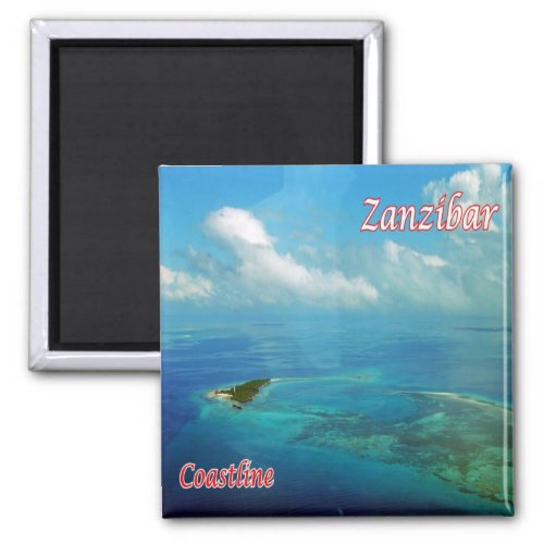 zTZ018 ZANZIBARCoastlineTanzania Africa Fridge Magnet