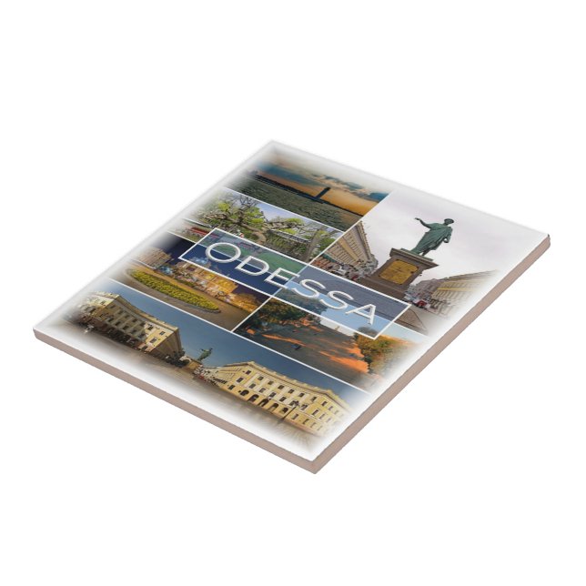 zUA005 ODESSA, Ukraine, Europe, Ceramic Tile (Side)