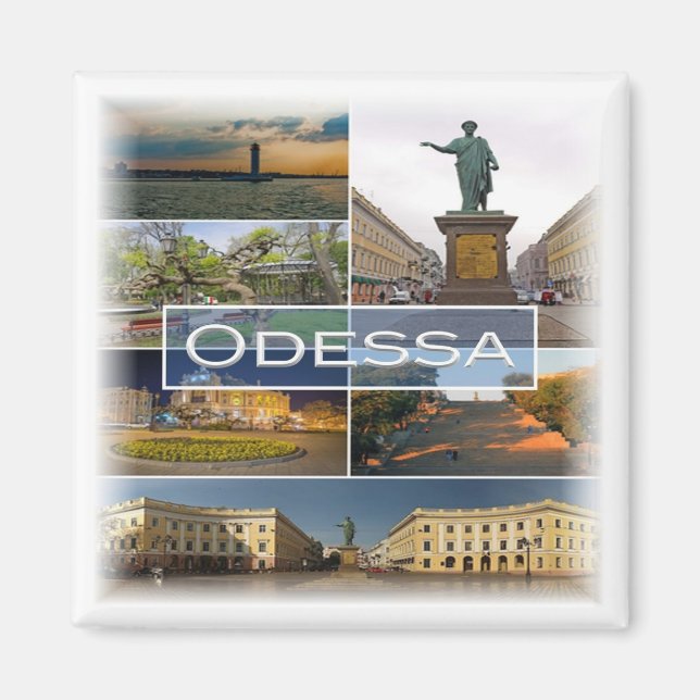 zUA005 ODESSA, Ukraine, Europe, Fridge Magnet (Front)