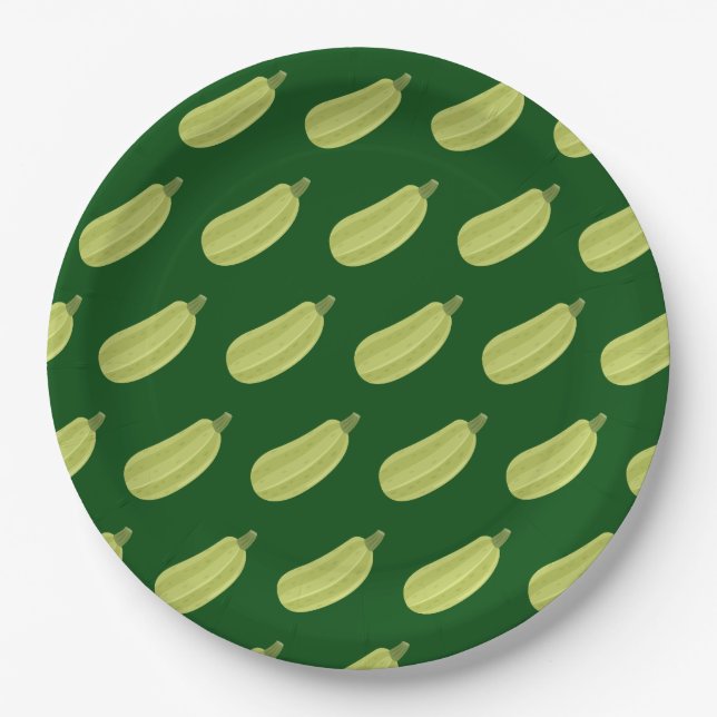Zucchetta Paper Plates (Front)