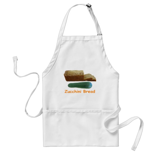 Zucchini Bread Adult Apron (Front)