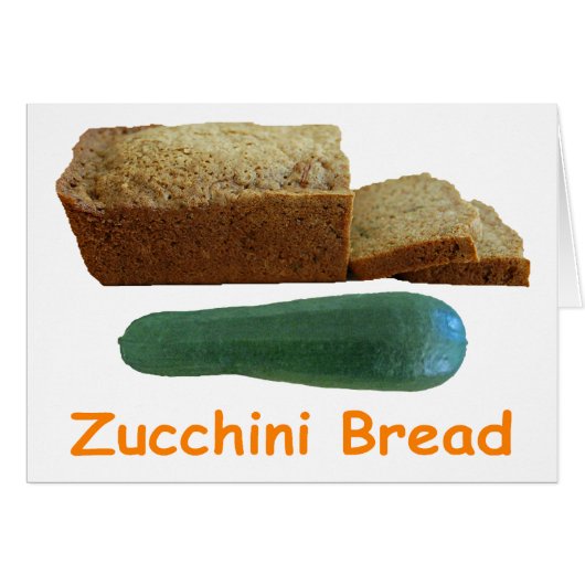 Zucchini Bread Cards (Front Horizontal)