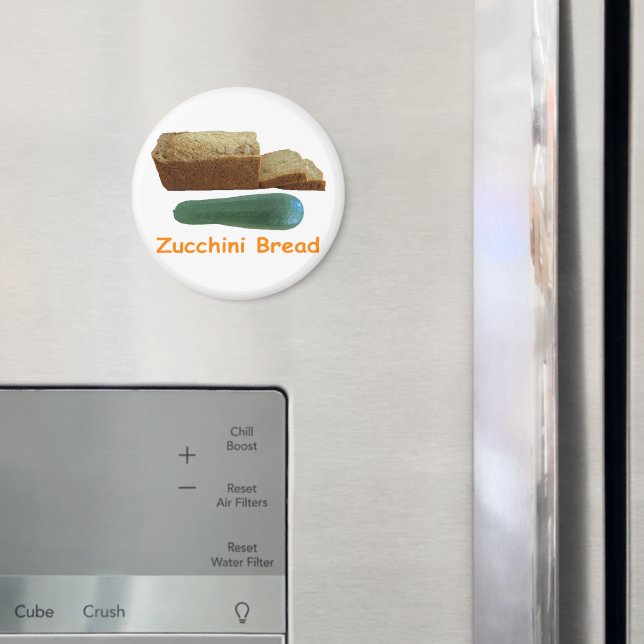 Zucchini Bread Magnet (In Situ (Fridge))