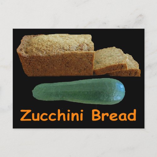 Zucchini Bread Postcard