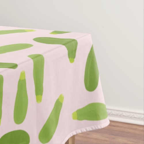 Zucchini Courgette Summer Squash Pattern Tablecloth