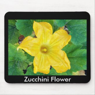 Zucchini Flower mousepad