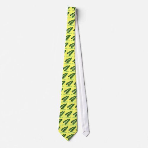 Zucchini Squash Neck Tie
