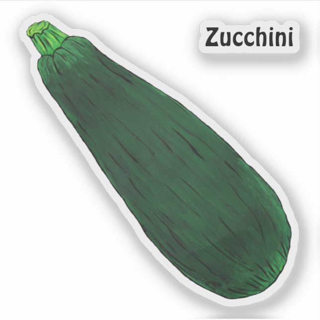 Zucchini Sticker (Front)