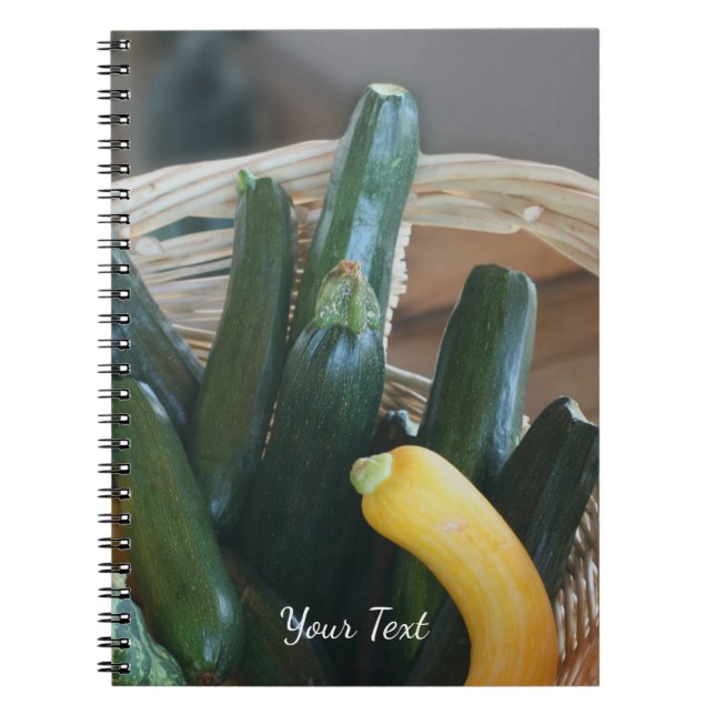 Zucchini Summer Squash Gourds Vegetables   Notebook (Front)