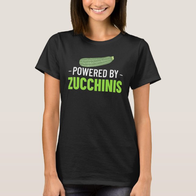 Zucchini Vegetable Bread Fries Noodle Lasagna Plan T-Shirt (Front)
