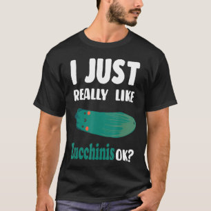 Zucchini Vegetable Noodles Or Pasta Vegetarian T-Shirt