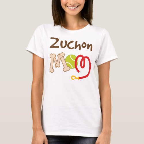 Zuchon Dog Breed Mom Gift T_Shirt