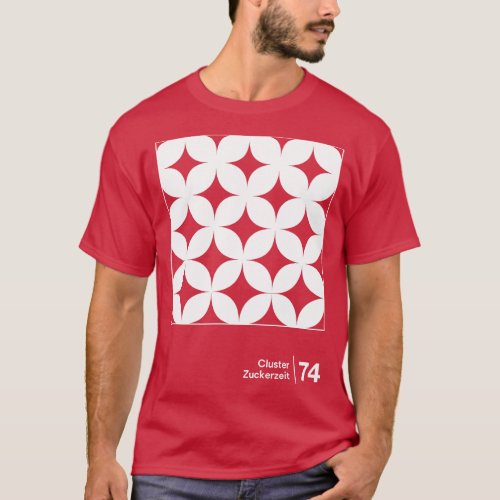 Zuckerzeit Original Minimal Style Graphic Artwork  T_Shirt