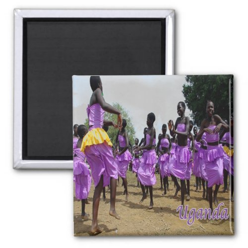 zUG004 UGANDACultural Celebrations AfricaFridge Magnet