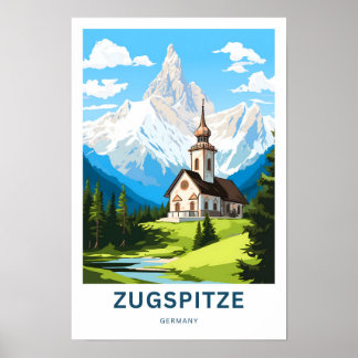 Zugspite Germany Travel Print