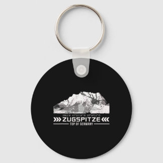 Zugspitze Alps Wetterstein Mountains Hiking Climbi Keychain