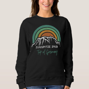 Zugspitze German Mountain Germany Garmisch Hiking Sweatshirt