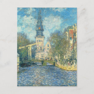 Zuiderkerk in Amsterdam by Claude Monet Postcard