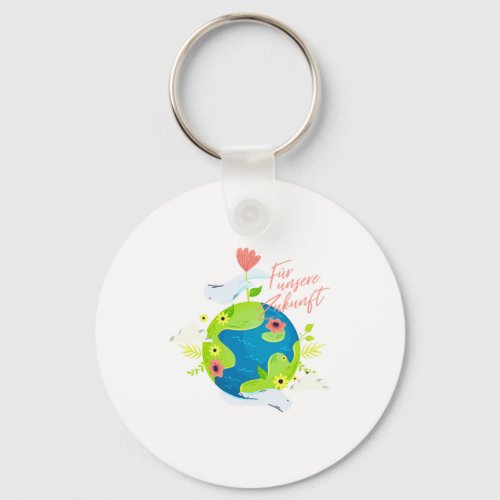 Zukunft Planet Earth Erde Umweltschutz Environment Keychain