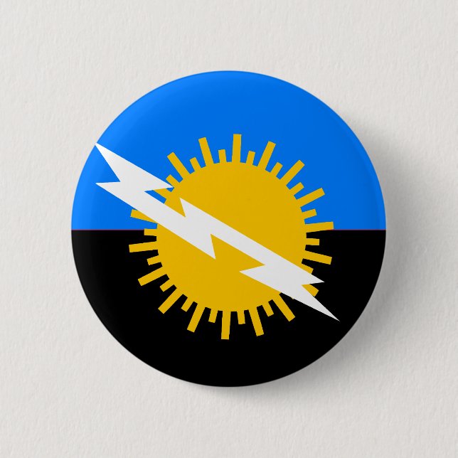 Zulia, Venezuela flag Pinback Button (Front)