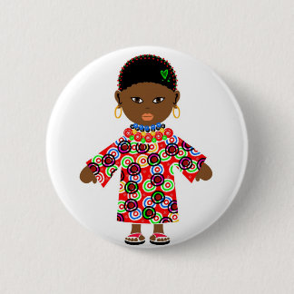 Zulu Doll Button