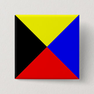 Zulu ICS Maritime Signal Flag Button