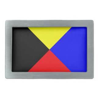 zulu nautical flag belt buckle