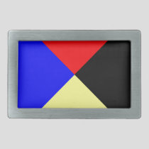 zulu nautical flag belt buckle