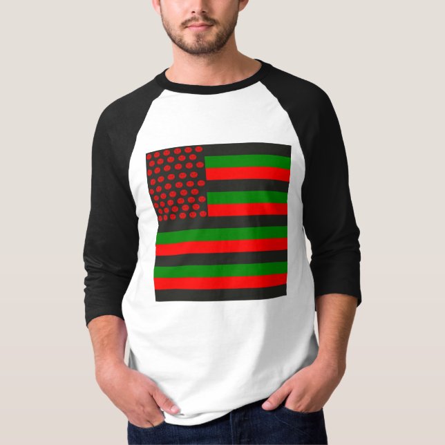 ZULU Red Black and Green Flag T-Shirt (Front)