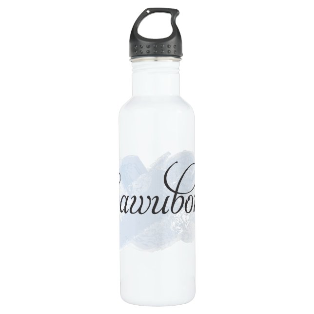 Zulu - Sawubona Stainless Steel Water Bottle (Front)