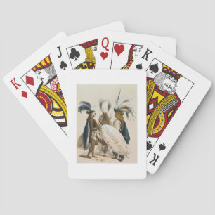Zulu Soldiers of King Panda's Army, plate 20 from Poker Cards