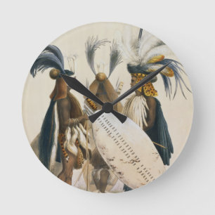 Zulu Soldiers of King Panda's Army, plate 20 from Round Clock