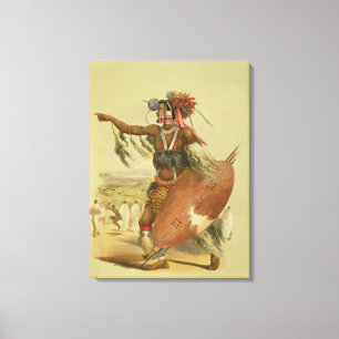 Zulu warrior, Utimuni, nephew of Chaka the late Zu Canvas Print
