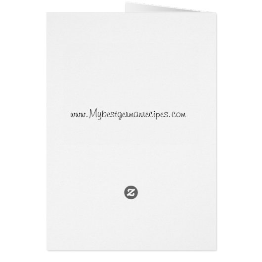 Zum Muttertag Cards (Back)