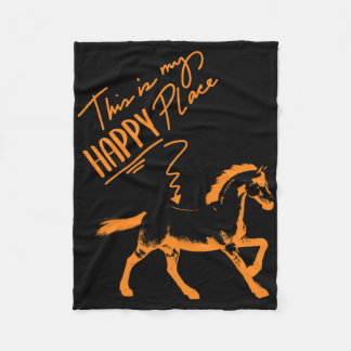 Zum Reiten Geboren Horses Girl Rider Horse Gift Fleece Blanket