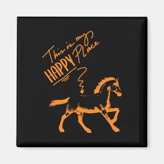 Zum Reiten Geboren Horses Girl Rider Horse Gift Magnet